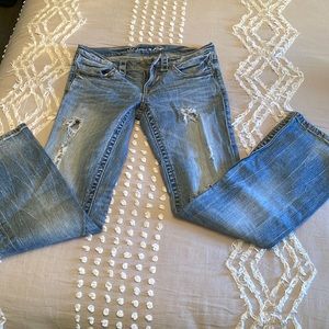 Victorias secret distressed jeans